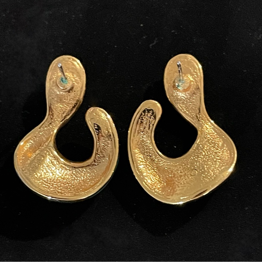 ✨Elegant Vintage Enamel Stud Earrings - Picture 2 of 3